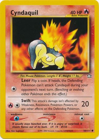 Cyndaquil (56/111) [Neo Genesis Unlimited] | Mega City Incorporated