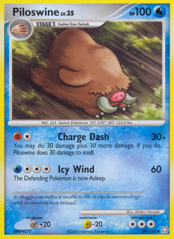 Piloswine (69/146) [Diamond & Pearl: Legends Awakened] | Mega City Incorporated