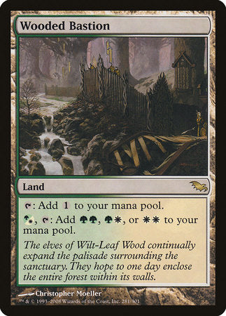 Wooded Bastion [Shadowmoor] | Mega City Incorporated