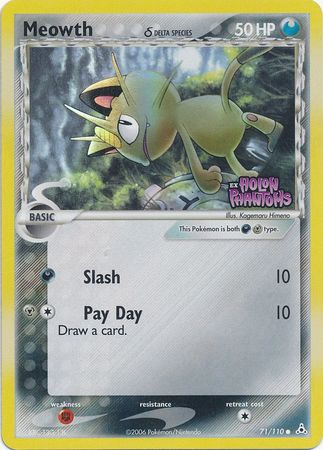 Meowth (71/110) (Delta Species) (Stamped) [EX: Holon Phantoms] | Mega City Incorporated