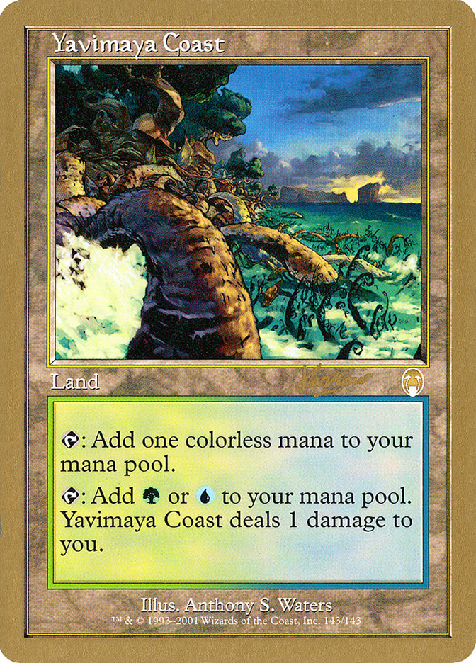 Yavimaya Coast (Sim Han How) [World Championship Decks 2002] | Mega City Incorporated