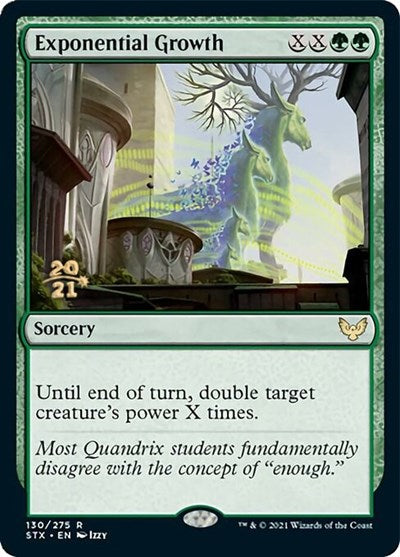 Exponential Growth [Strixhaven: School of Mages Prerelease Promos] | Mega City Incorporated