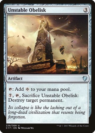 Unstable Obelisk [Commander 2017] | Mega City Incorporated