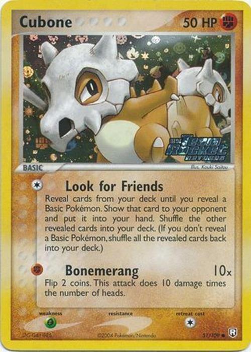 Cubone (51/109) (Stamped) [EX: Team Rocket Returns] | Mega City Incorporated