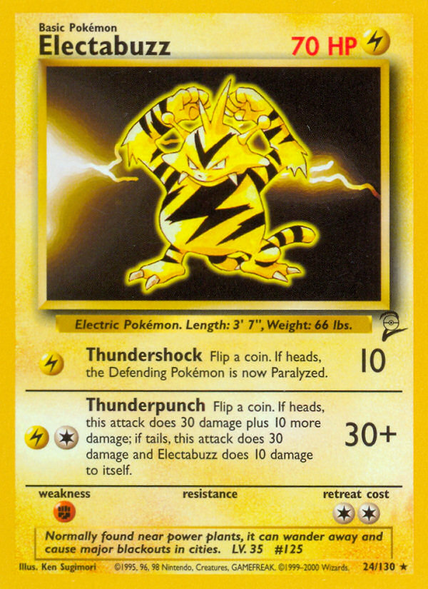 Electabuzz (24/130) [Base Set 2] | Mega City Incorporated