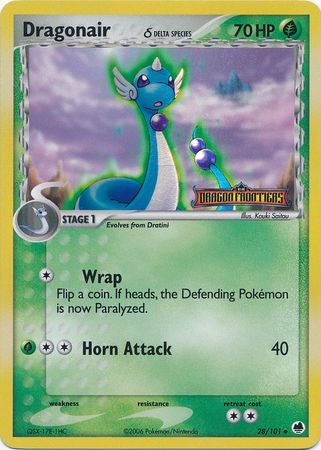 Dragonair (28/101) (Delta Species) (Stamped) [EX: Dragon Frontiers] | Mega City Incorporated