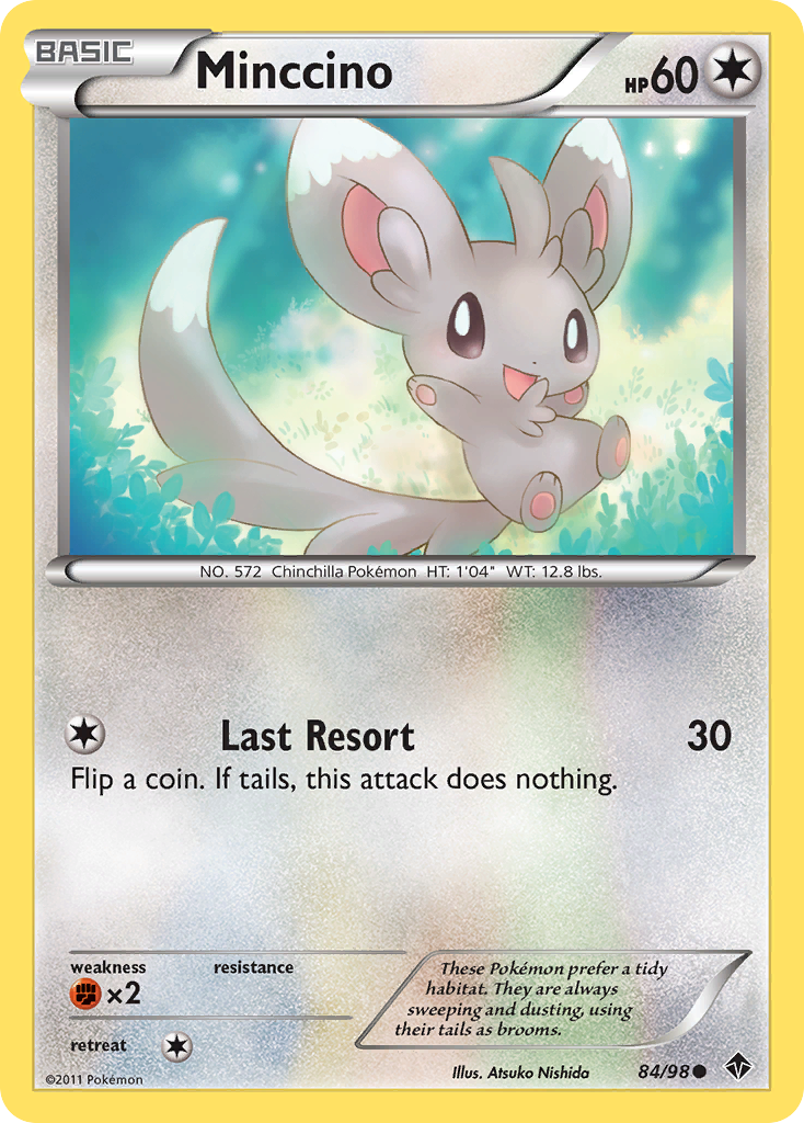 Minccino (84/98) [Black & White: Emerging Powers] | Mega City Incorporated