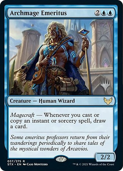 Archmage Emeritus (Promo Pack) [Strixhaven: School of Mages Promos] | Mega City Incorporated