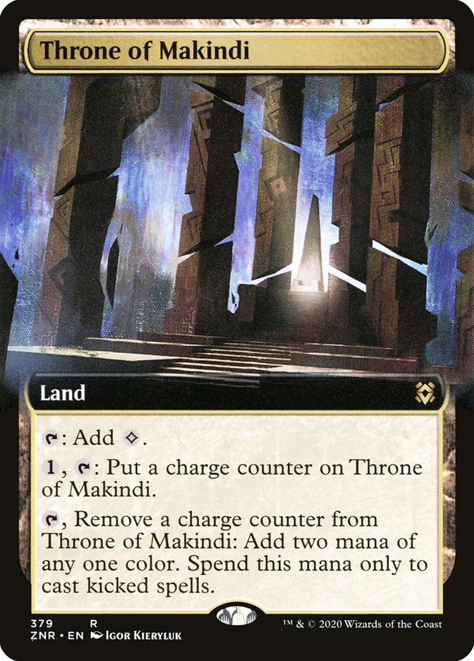 Throne of Makindi (Extended Art) [Zendikar Rising] | Mega City Incorporated