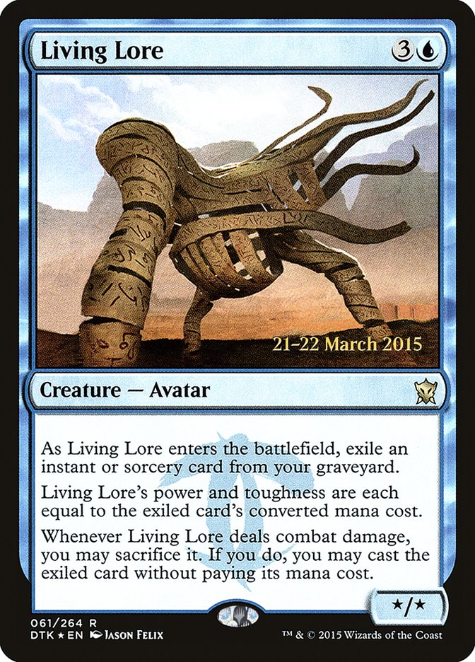 Living Lore  [Dragons of Tarkir Prerelease Promos] | Mega City Incorporated