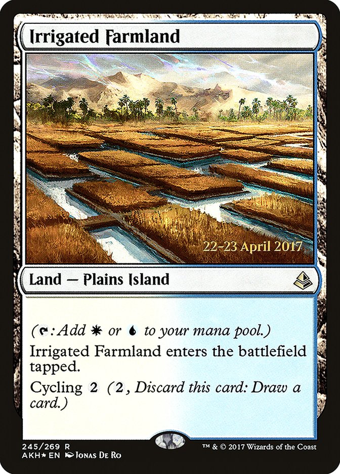 Irrigated Farmland  [Amonkhet Prerelease Promos] | Mega City Incorporated