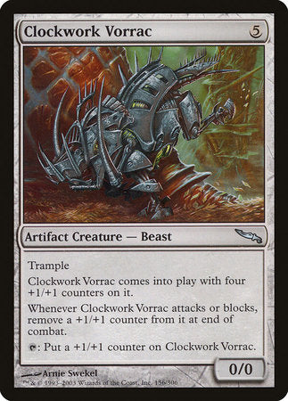 Clockwork Vorrac [Mirrodin] | Mega City Incorporated