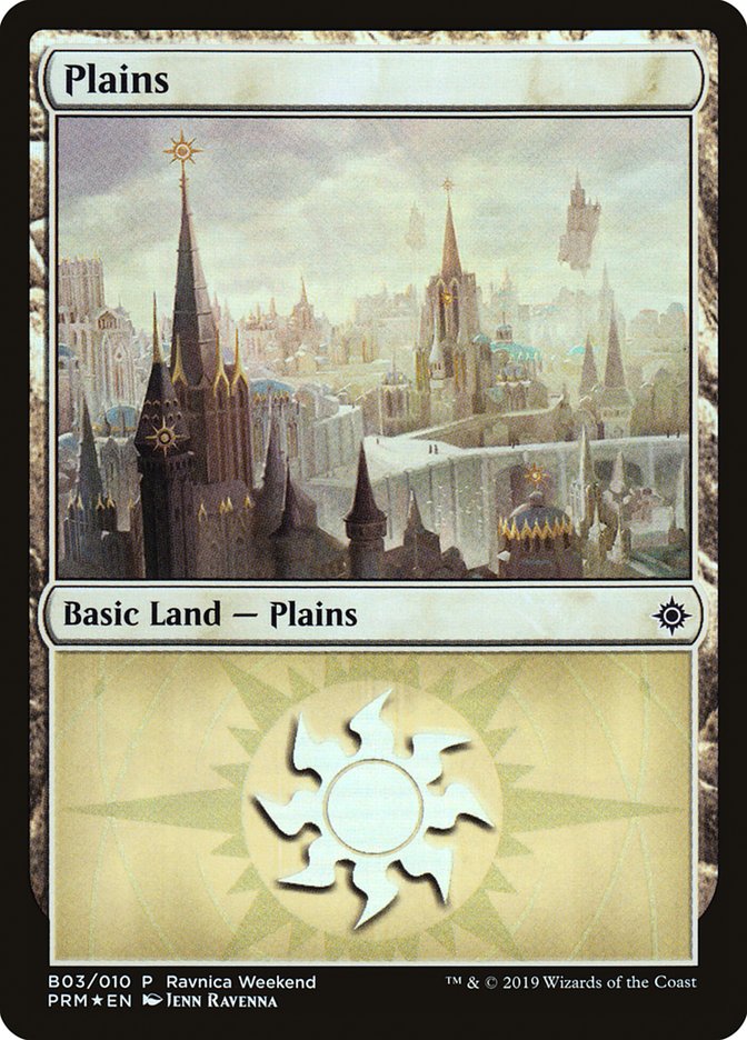 Plains (B03) [Ravnica Allegiance Guild Kit] | Mega City Incorporated