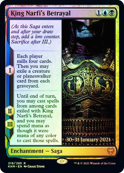 King Narfi's Betrayal [Kaldheim Prerelease Promos] | Mega City Incorporated