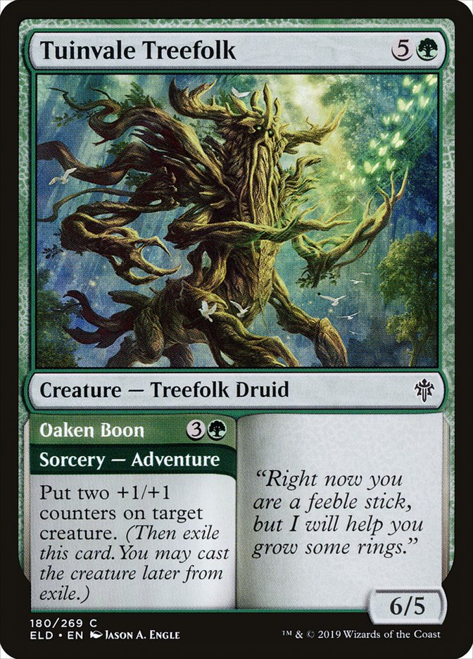 Tuinvale Treefolk // Oaken Boon [Throne of Eldraine] | Mega City Incorporated