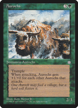 Aurochs [Ice Age] | Mega City Incorporated