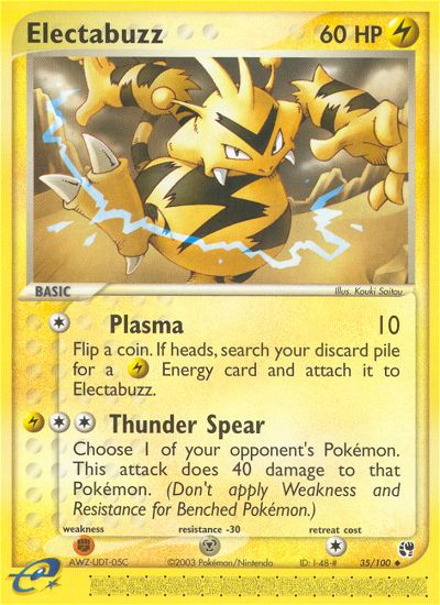 Electabuzz (35/100) [EX: Sandstorm] | Mega City Incorporated