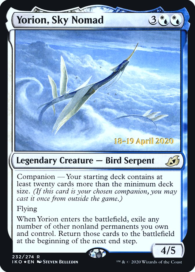 Yorion, Sky Nomad  [Ikoria: Lair of Behemoths Prerelease Promos] | Mega City Incorporated