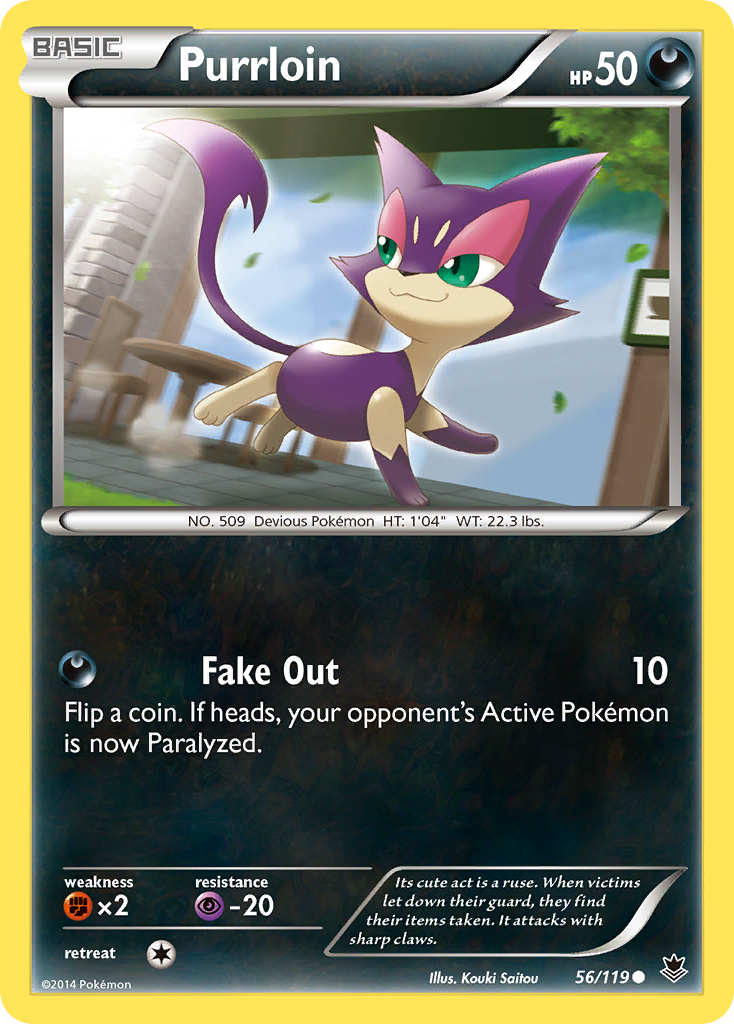 Purrloin (56/119) [XY: Phantom Forces] | Mega City Incorporated