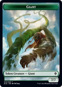 Giant // Food (17) Double-sided Token [Throne of Eldraine Tokens] | Mega City Incorporated