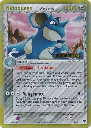 Nidoqueen (7/101) (Delta Species) (Stamped) [EX: Dragon Frontiers] | Mega City Incorporated