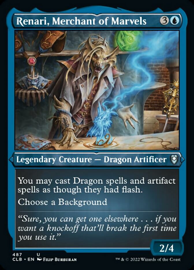 Renari, Merchant of Marvels (Foil Etched) [Commander Legends: Battle for Baldur's Gate] | Mega City Incorporated