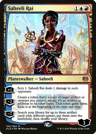 Saheeli Rai [Kaladesh Promos] | Mega City Incorporated