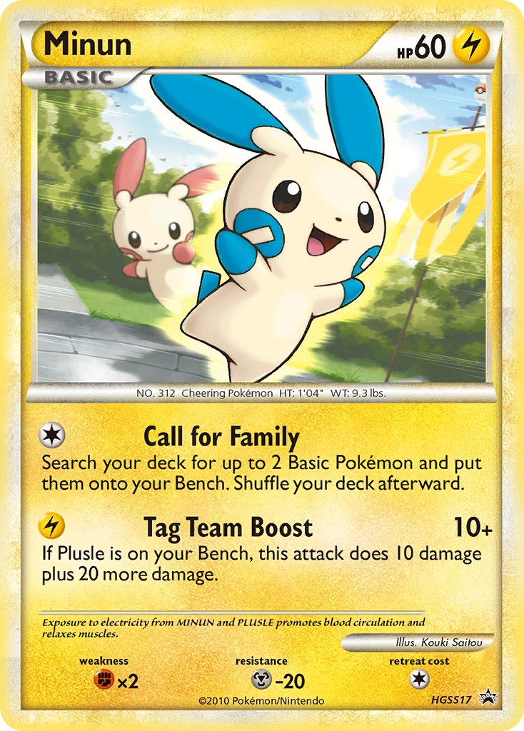 Minun (HGSS17) [HeartGold & SoulSilver: Black Star Promos] | Mega City Incorporated