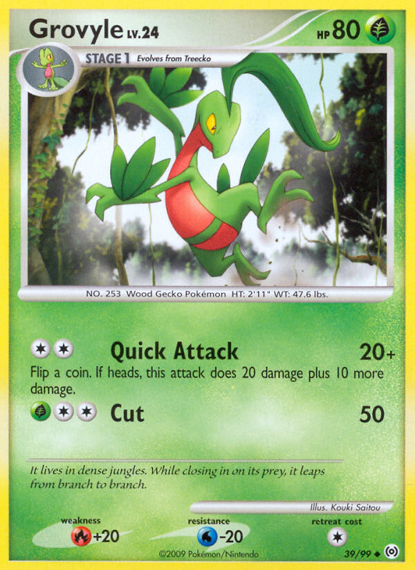 Grovyle (39/99) [Platinum: Arceus] | Mega City Incorporated