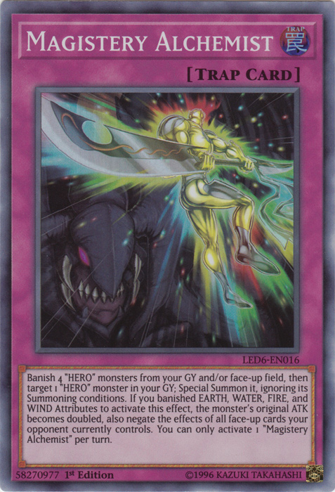Magistery Alchemist [LED6-EN016] Super Rare | Mega City Incorporated