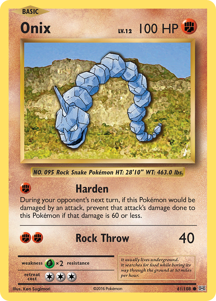 Onix (61/108) [XY: Evolutions] | Mega City Incorporated