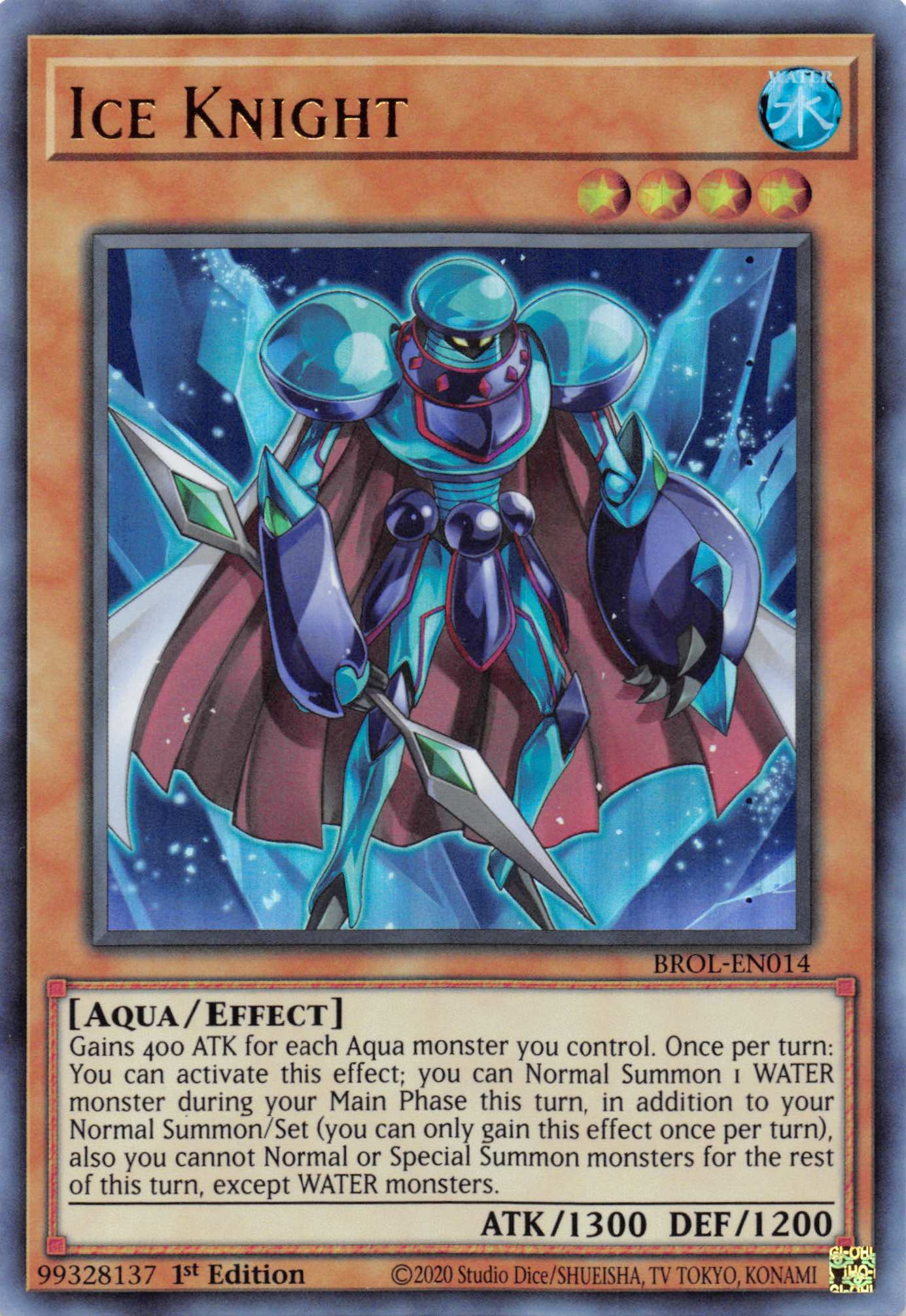 Ice Knight [BROL-EN014] Ultra Rare | Mega City Incorporated