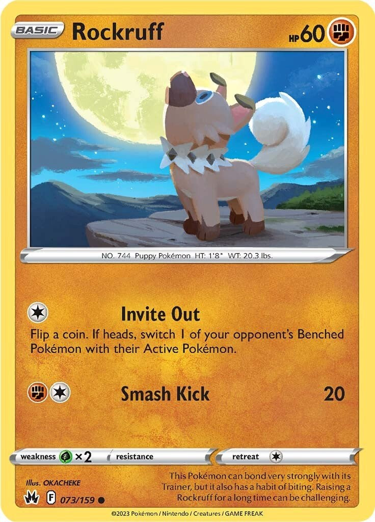 Rockruff (073/159) [Sword & Shield: Crown Zenith] | Mega City Incorporated