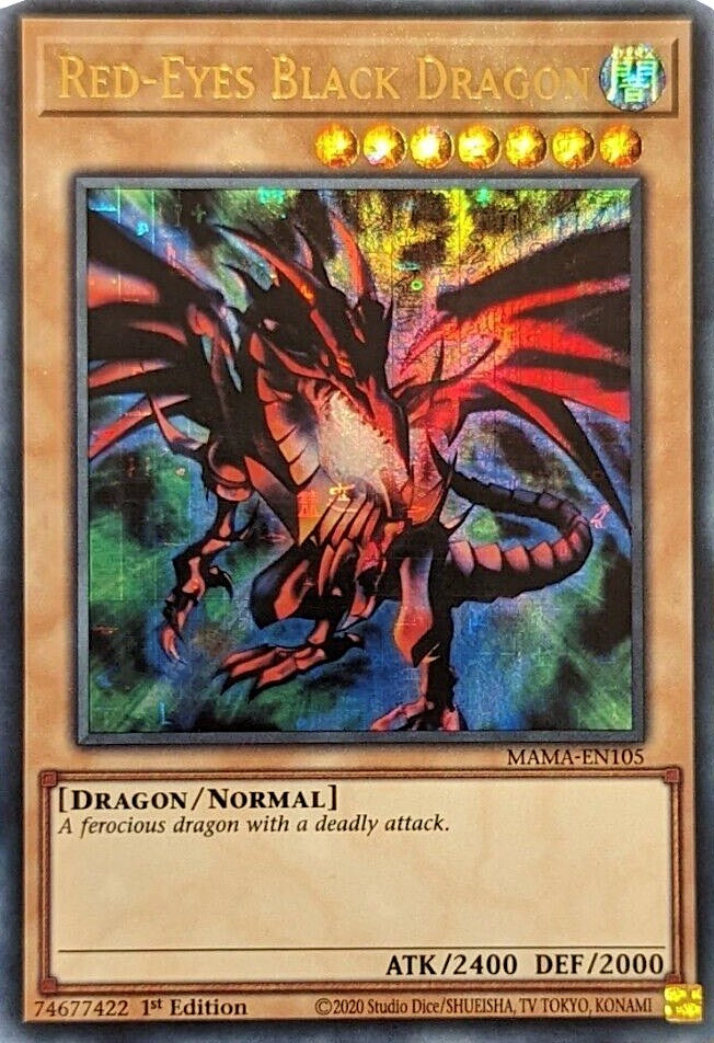 Red-Eyes Black Dragon [MAMA-EN105] Ultra Pharaoh's Rare | Mega City Incorporated