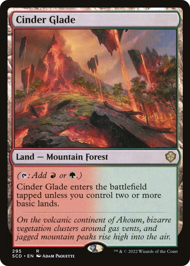 Cinder Glade [Starter Commander Decks] | Mega City Incorporated