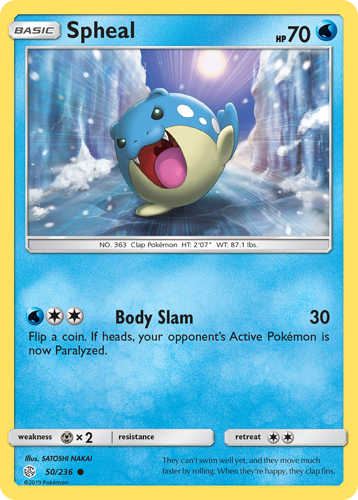 Spheal (50/236) [Sun & Moon: Cosmic Eclipse] | Mega City Incorporated