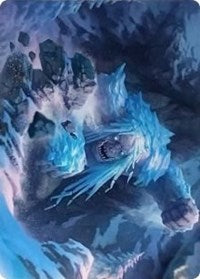 Icehide Troll Art Card [Kaldheim: Art Series] | Mega City Incorporated