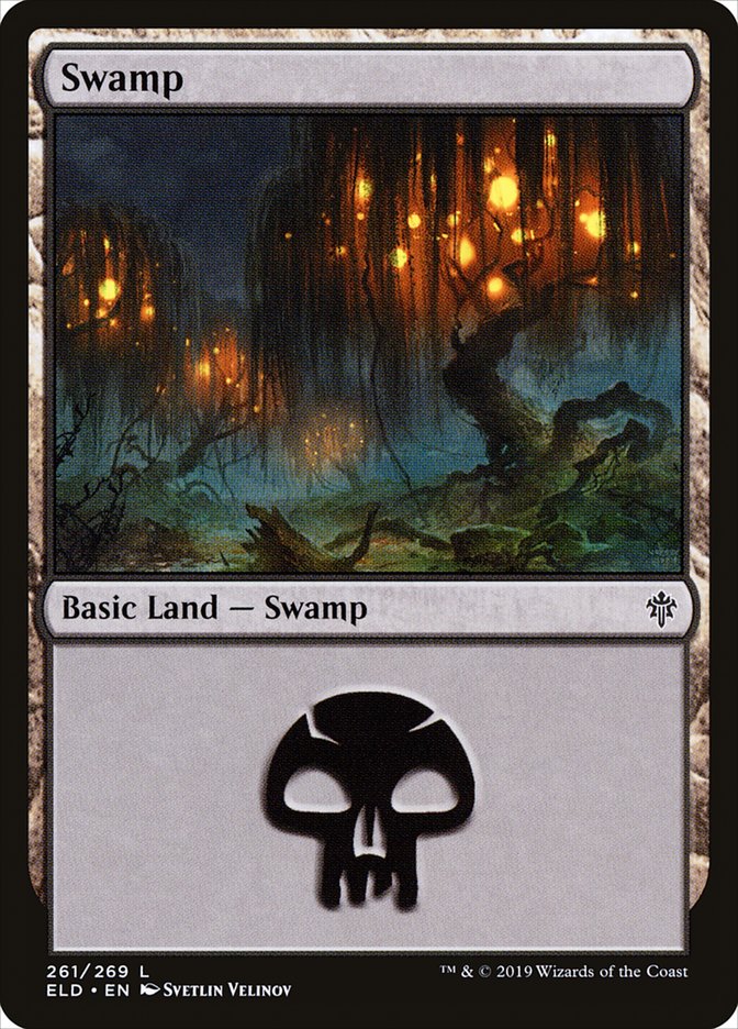 Swamp (261) [Throne of Eldraine] | Mega City Incorporated