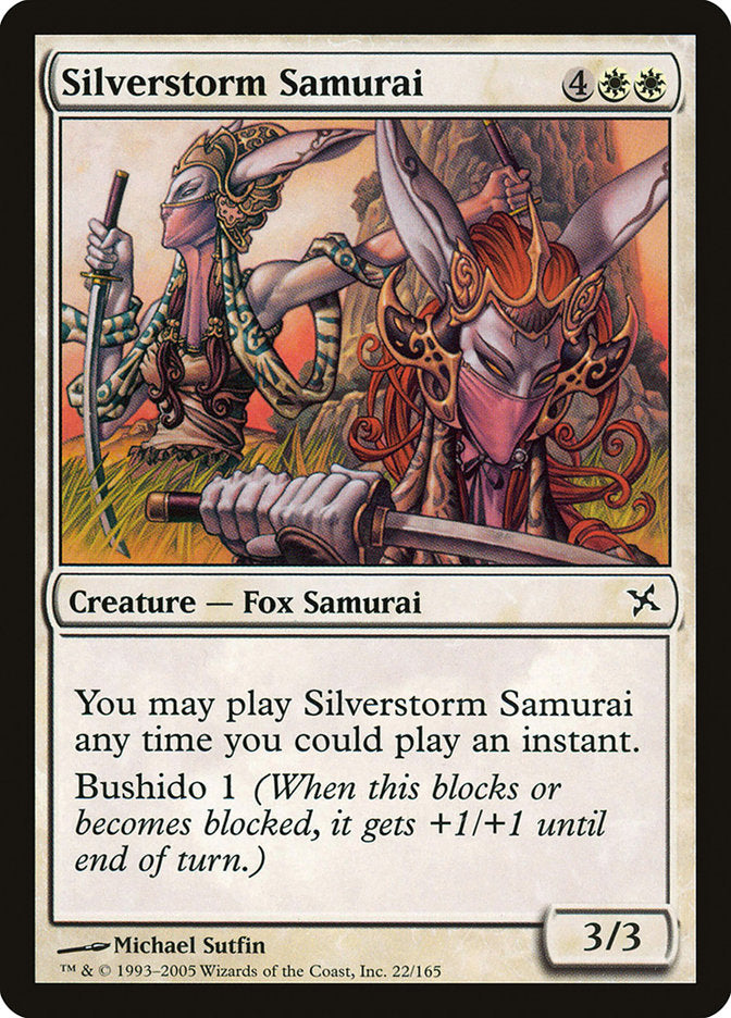 Silverstorm Samurai [Betrayers of Kamigawa] | Mega City Incorporated