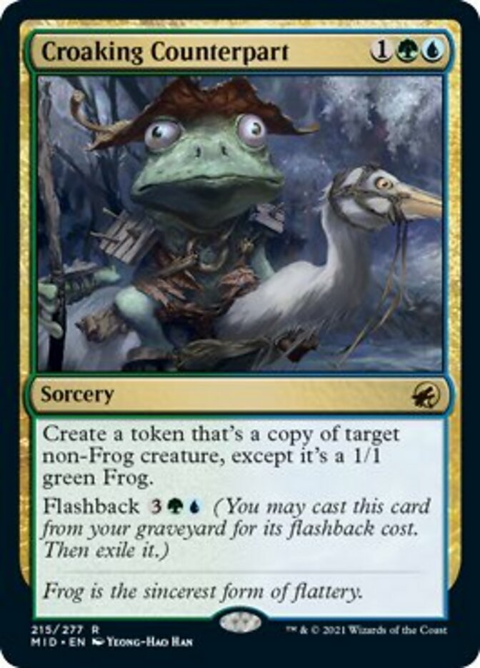 Croaking Counterpart [Innistrad: Midnight Hunt] | Mega City Incorporated