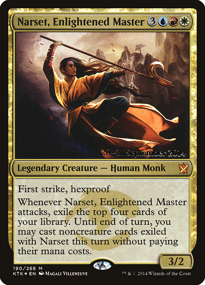 Narset, Enlightened Master  [Khans of Tarkir Prerelease Promos] | Mega City Incorporated