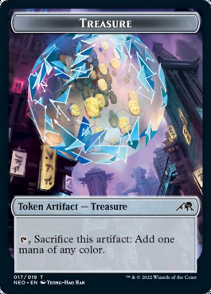 Treasure Token [Kamigawa: Neon Dynasty Tokens] | Mega City Incorporated