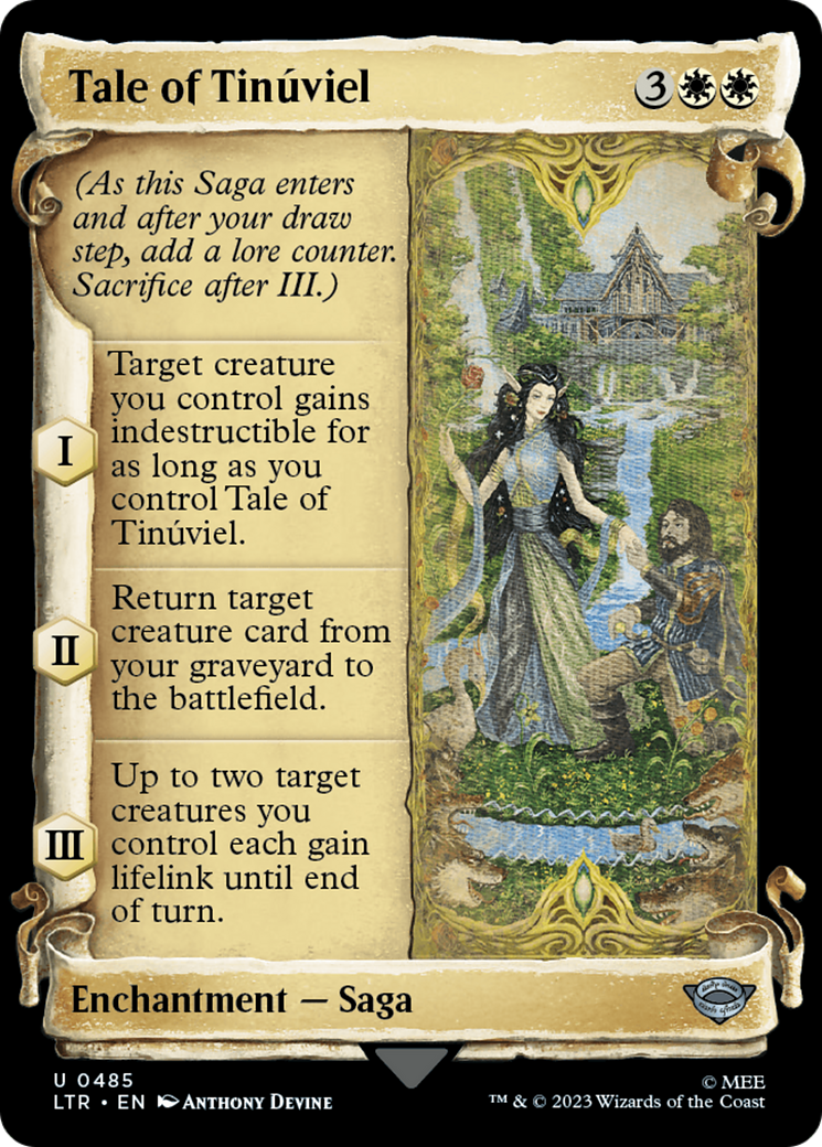 Tale of Tinuviel [The Lord of the Rings: Tales of Middle-Earth Showcase Scrolls] | Mega City Incorporated