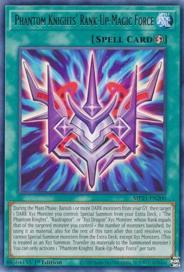 Phantom Knights' Rank-Up-Magic Force [MP21-EN200] Rare | Mega City Incorporated