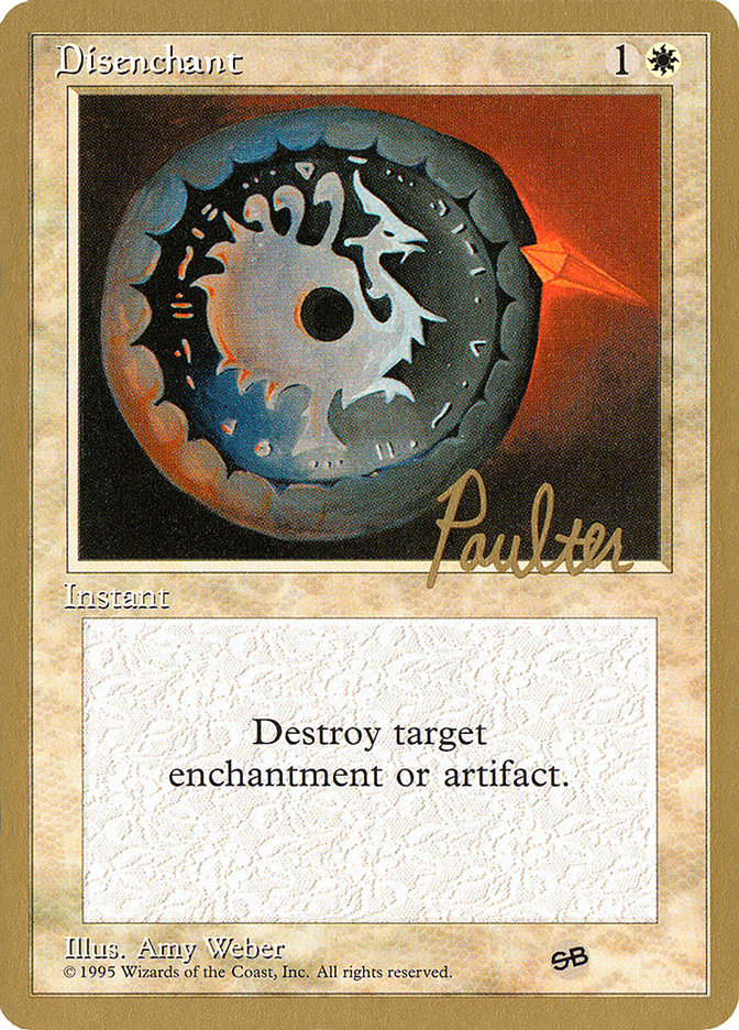 Disenchant (Preston Poulter) (SB) [Pro Tour Collector Set] | Mega City Incorporated