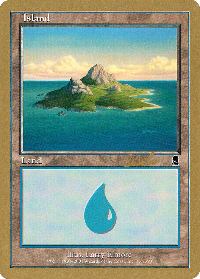 Island (cr337a) (Carlos Romao) [World Championship Decks 2002] | Mega City Incorporated