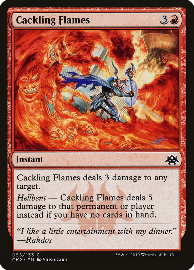 Cackling Flames [Ravnica Allegiance Guild Kit] | Mega City Incorporated