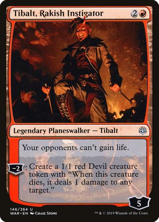 Tibalt, Rakish Instigator [War of the Spark] | Mega City Incorporated