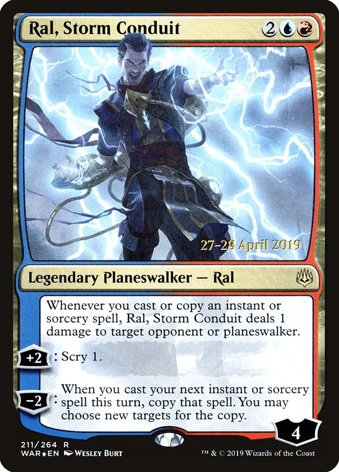 Ral, Storm Conduit  [War of the Spark Prerelease Promos] | Mega City Incorporated