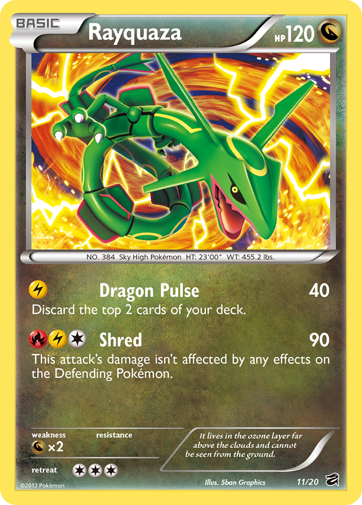 Rayquaza (11/20) [Black & White: Dragon Vault] | Mega City Incorporated